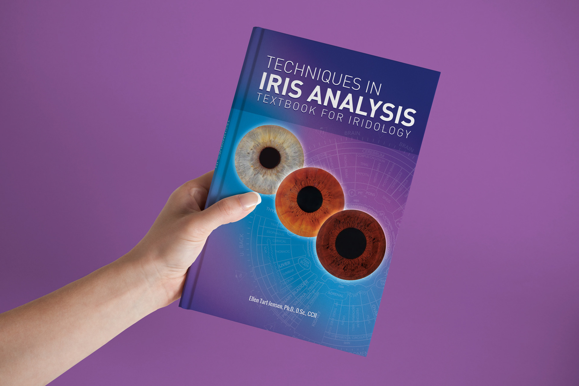 Cover design of THE textbook on iridology