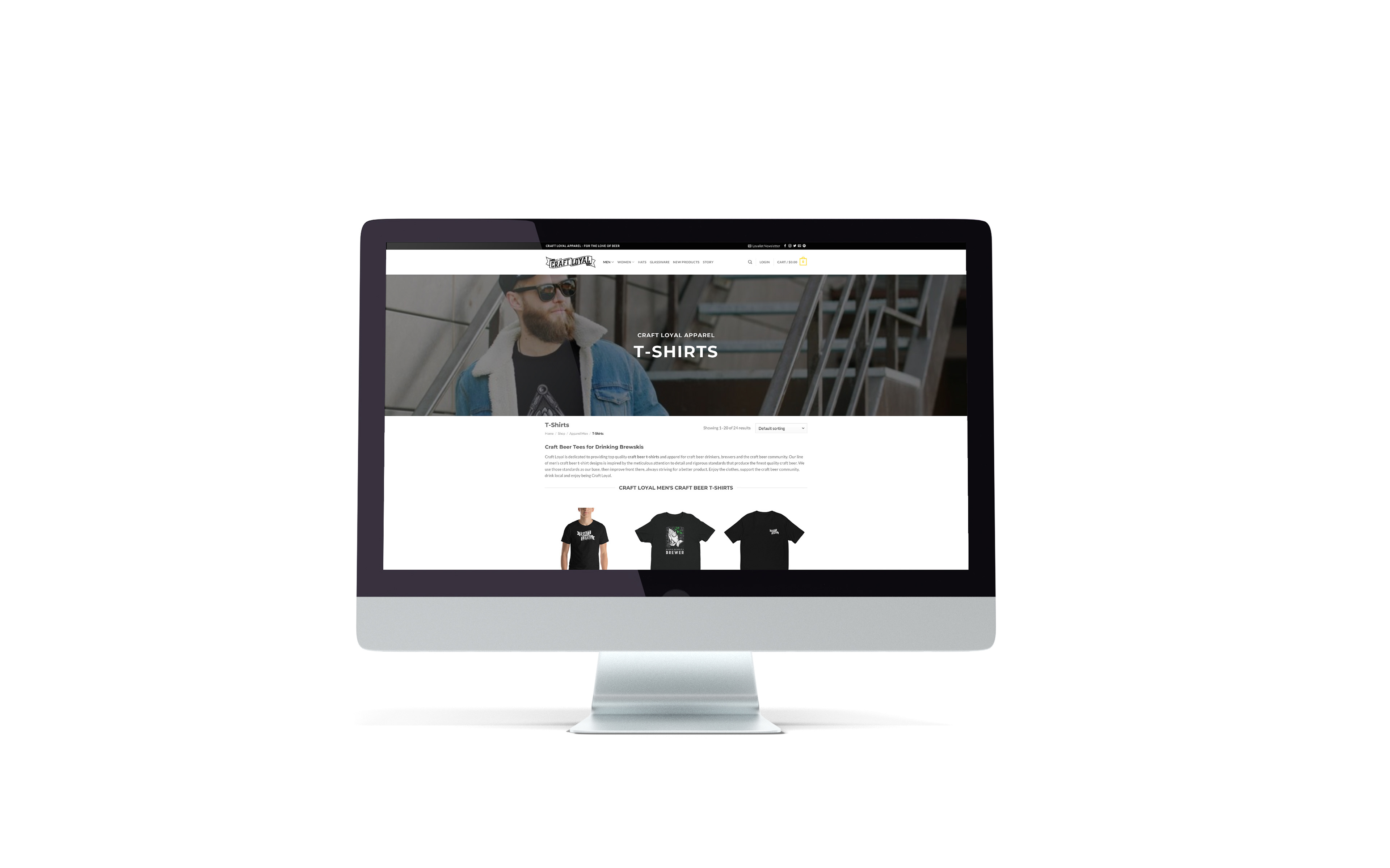 Product Category page design e-commerce website