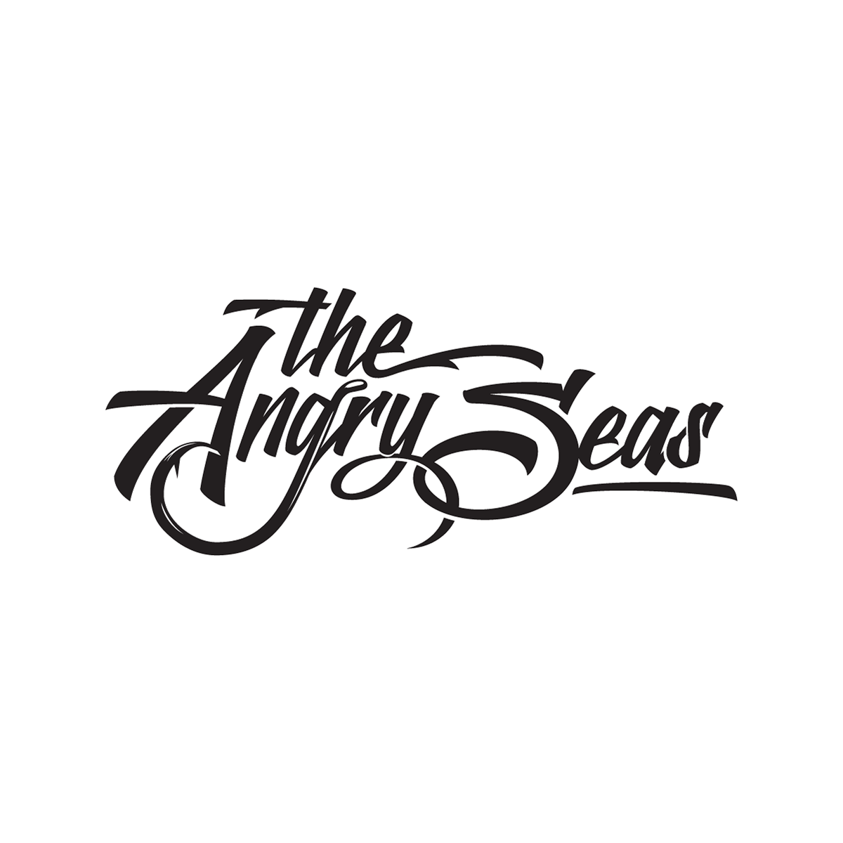 Apparel company script logo design