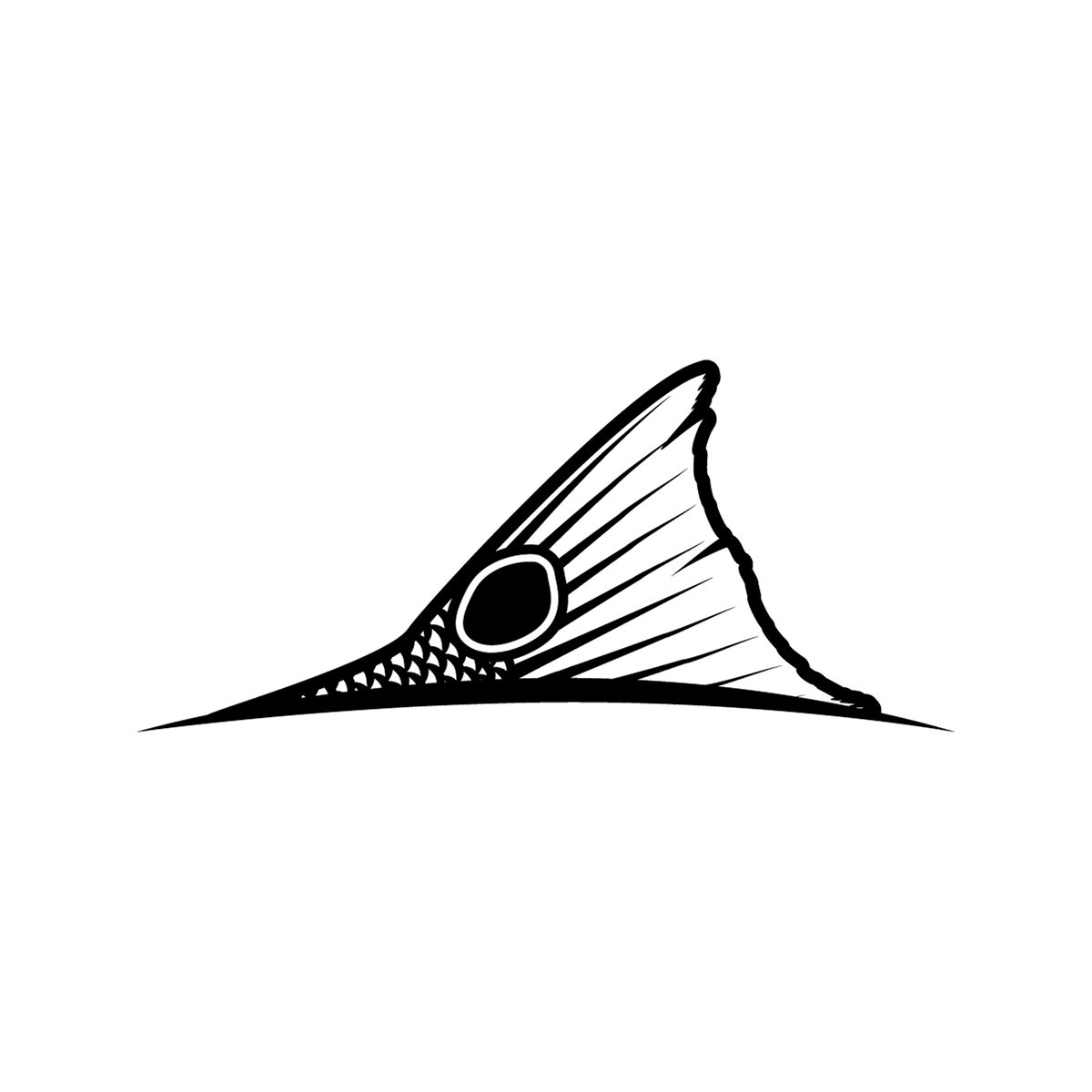 Fishing captain icon logo design