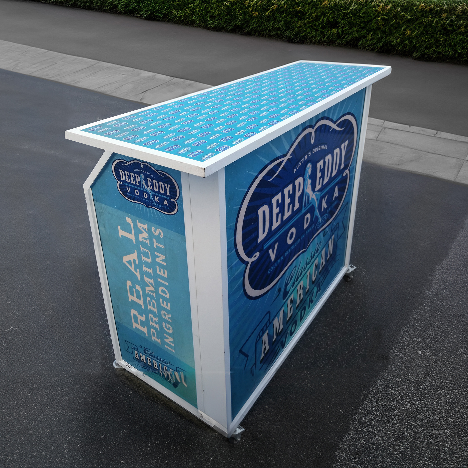 Deep Eddy Vodka mobile bar for promotional events
