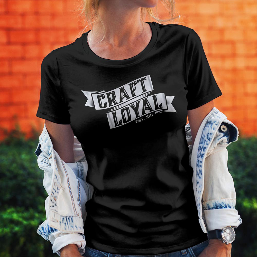 T-shirt design displayed in lifestyle photo