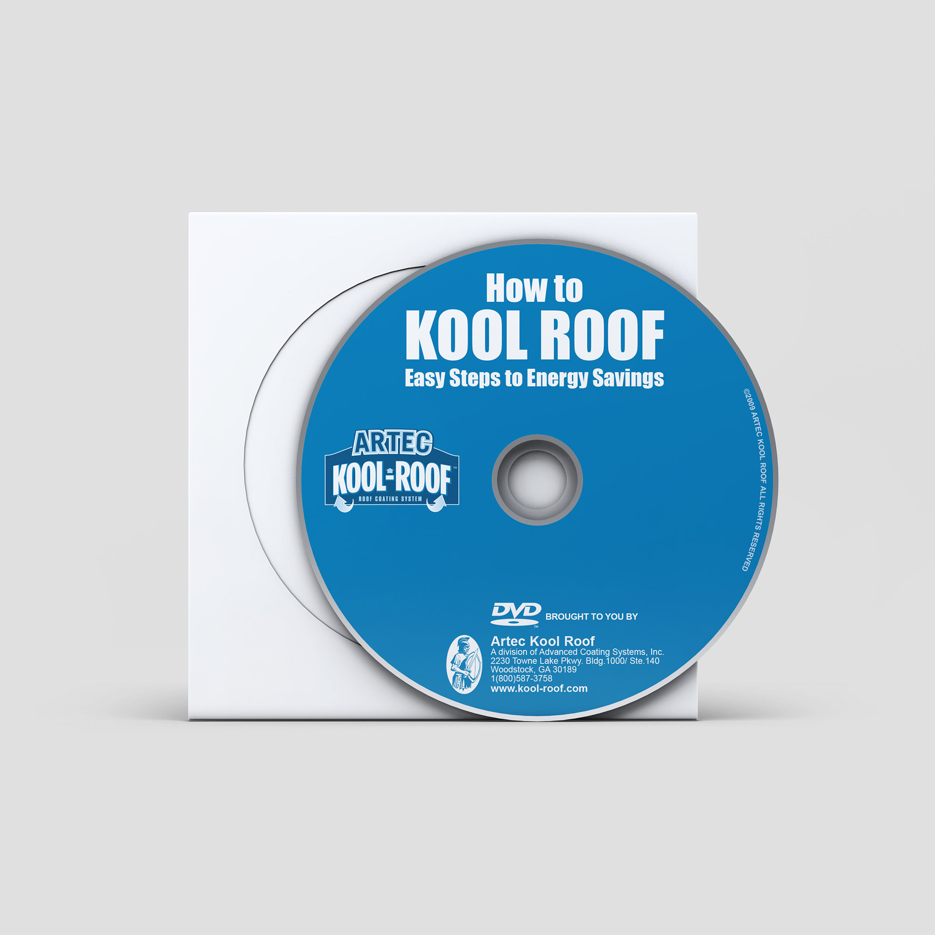 ARTEC KOOL ROOF - Promotional instruction DVD design