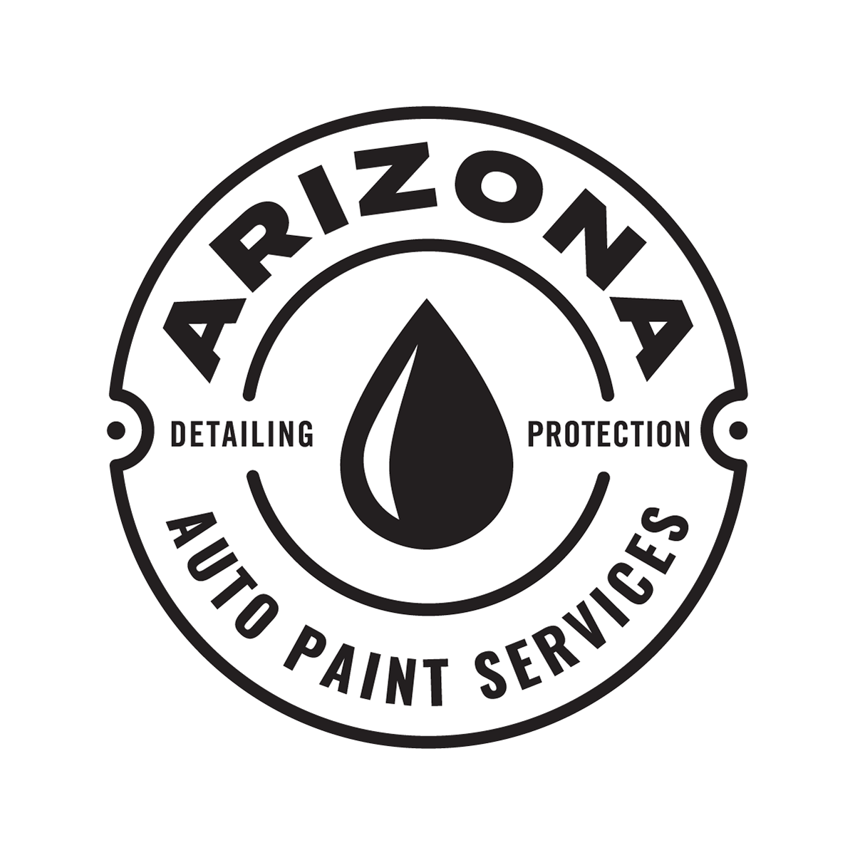 Arizona based auto painter logo design