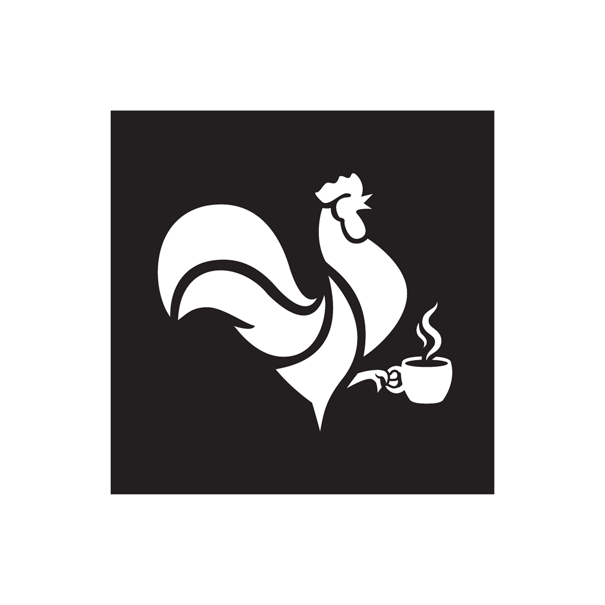 Hancocks Coffee shop logo design