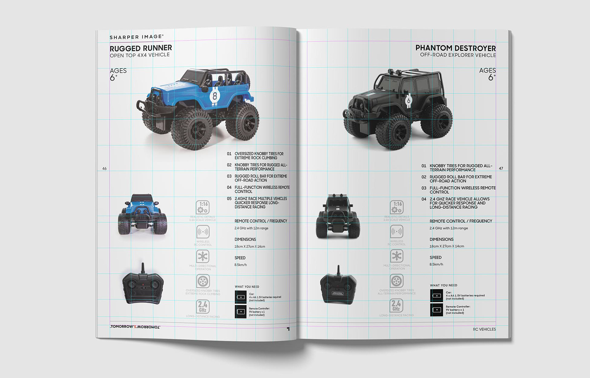 Standard views in product grid utilized to keep consistency in size and presentation.