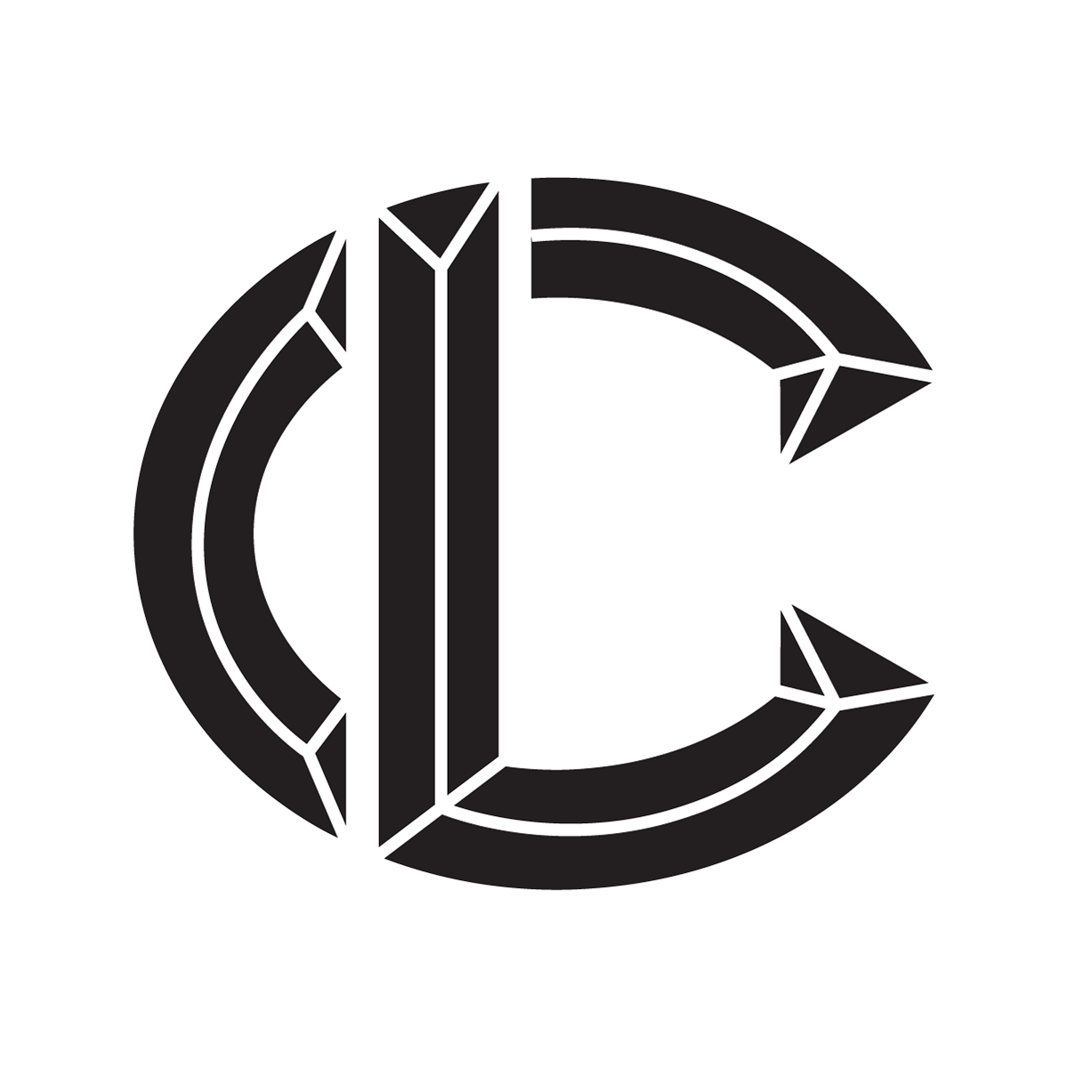 Apparel brand monogram logo design, CL for Craft Loyal