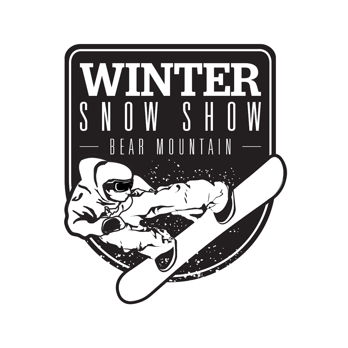 Bear Mountain slope side concert series logo design