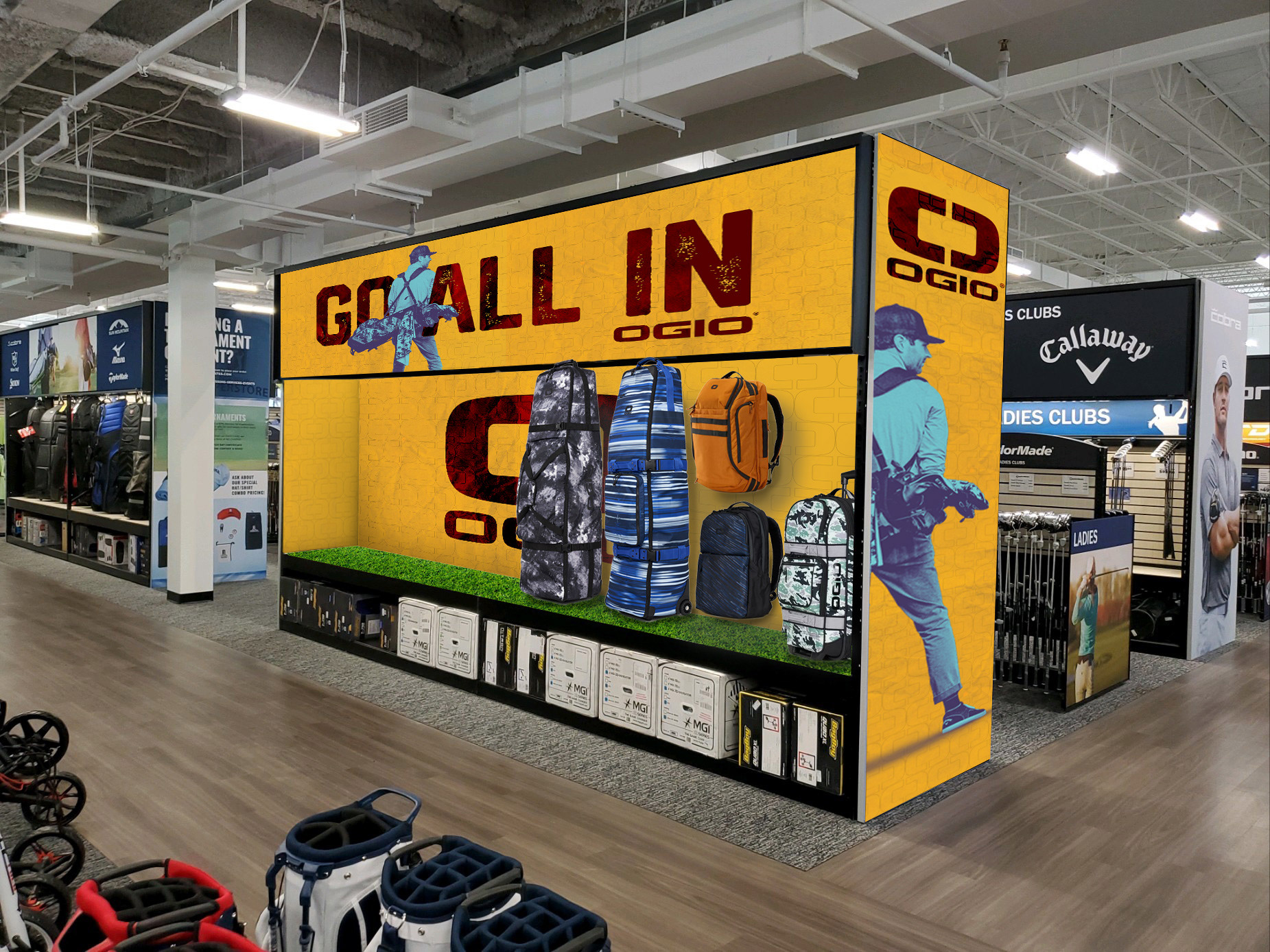 PGA Superstore Display Graphics