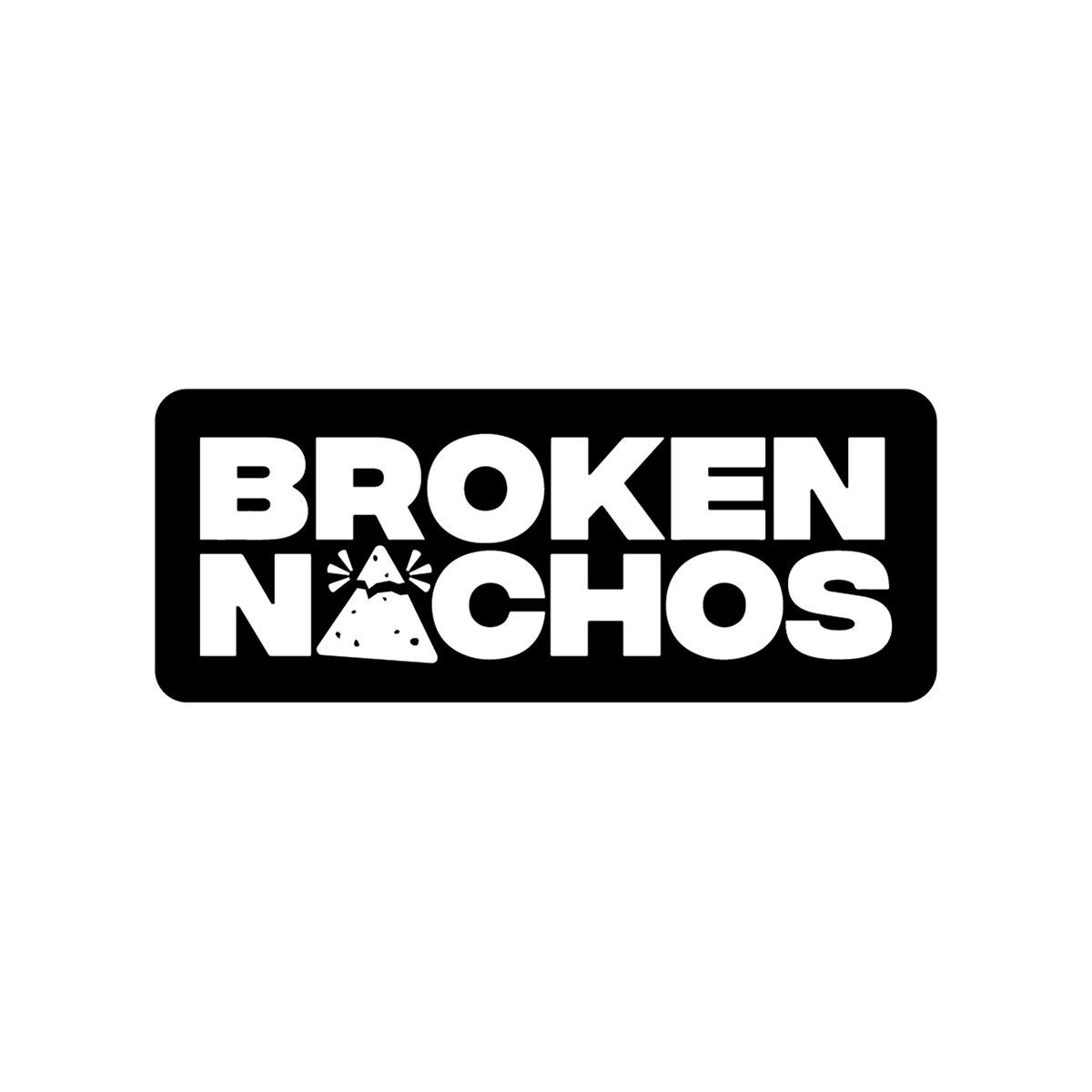 Hiking influencer logo design, nacho represents the mountain tops