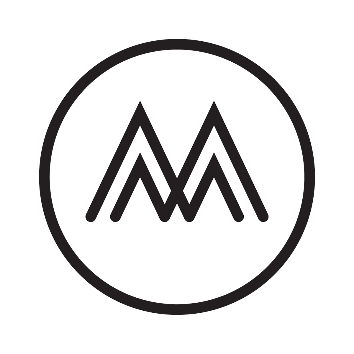 Monogram logo design for Marshfly Apparel