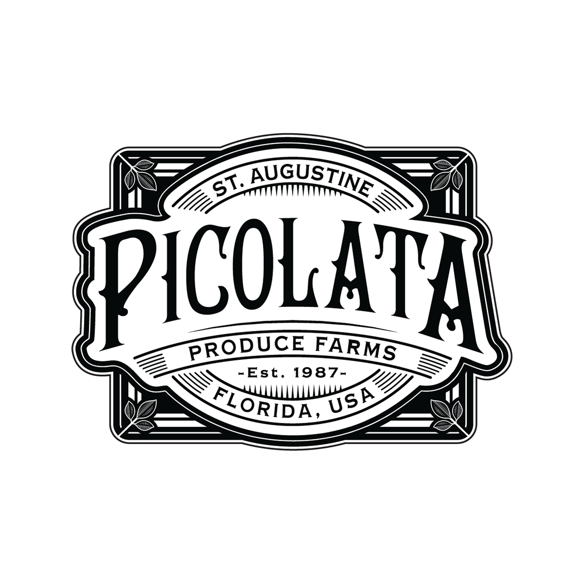 Florida based family farm logo design