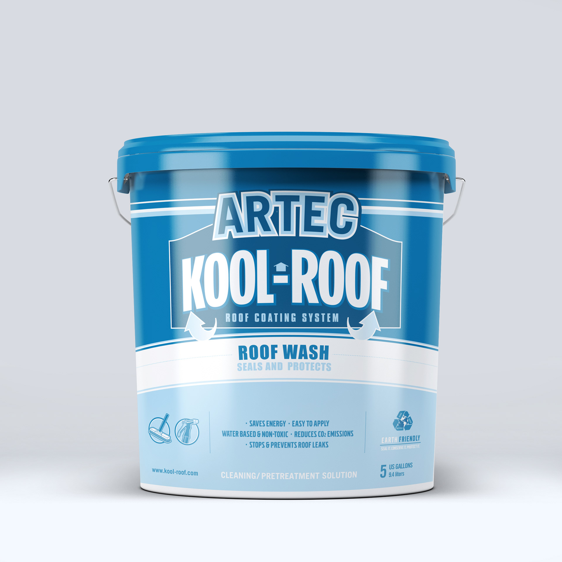 ARTEC KOOL ROOF - Roof Wash bucket design