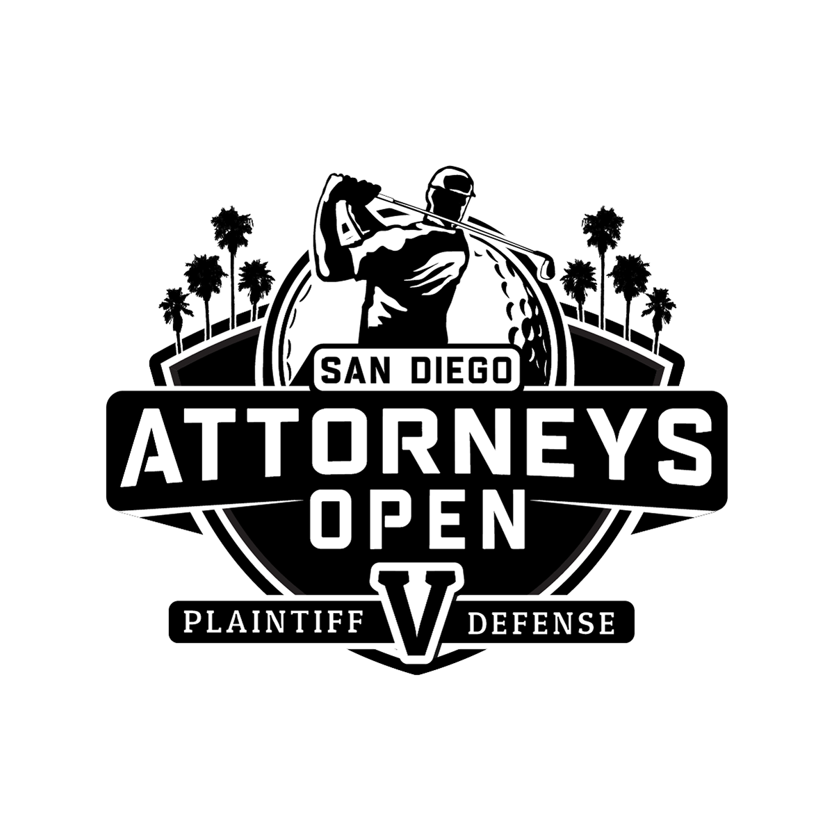 San Diego golf tournament logo design