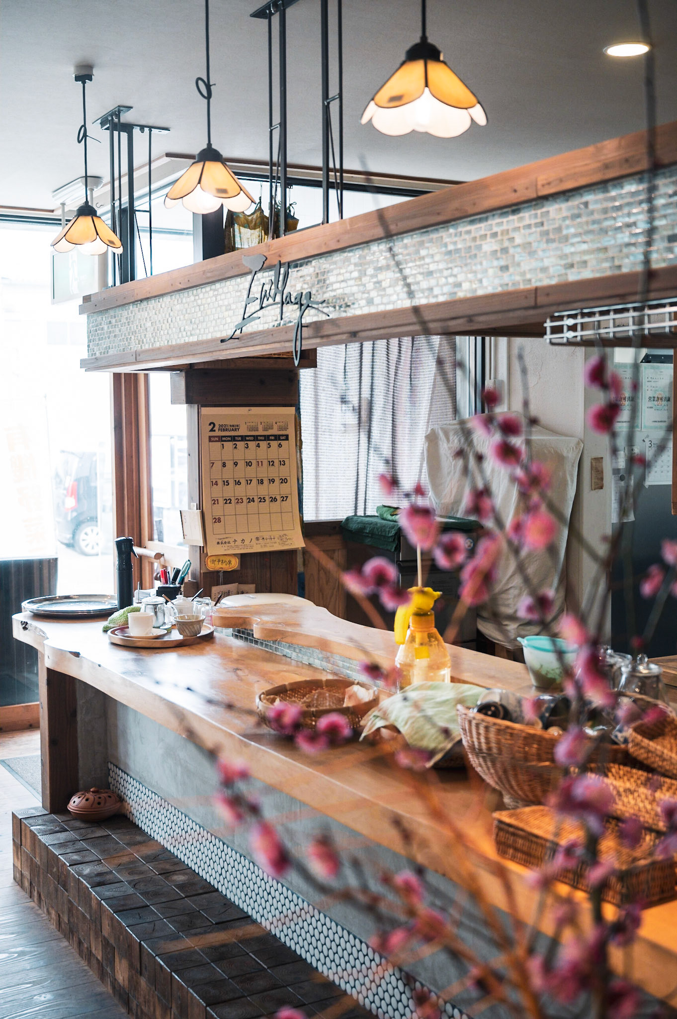 The counter at Evillage