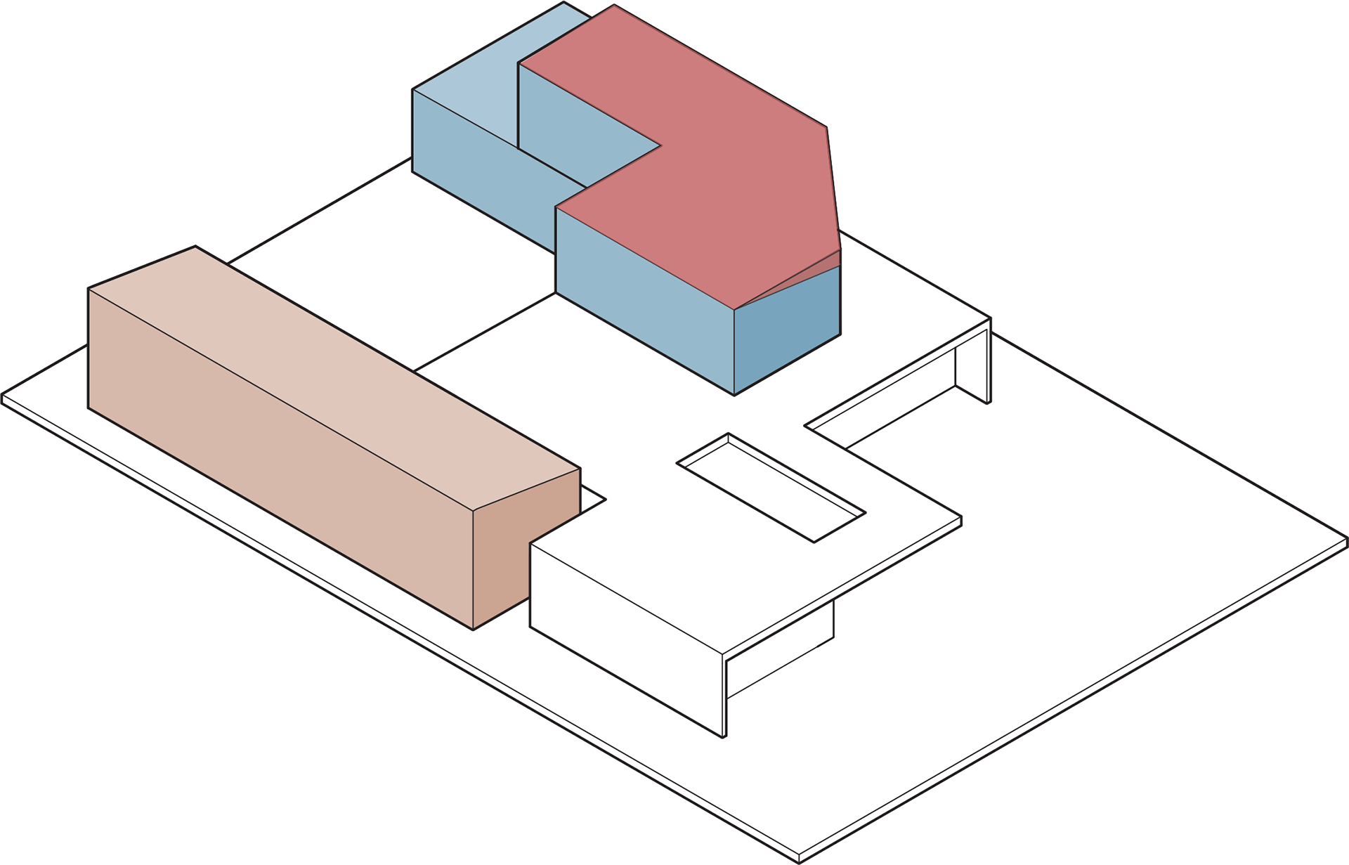SLICE MASS 2 TO CREATE AN ANGLED ROOF