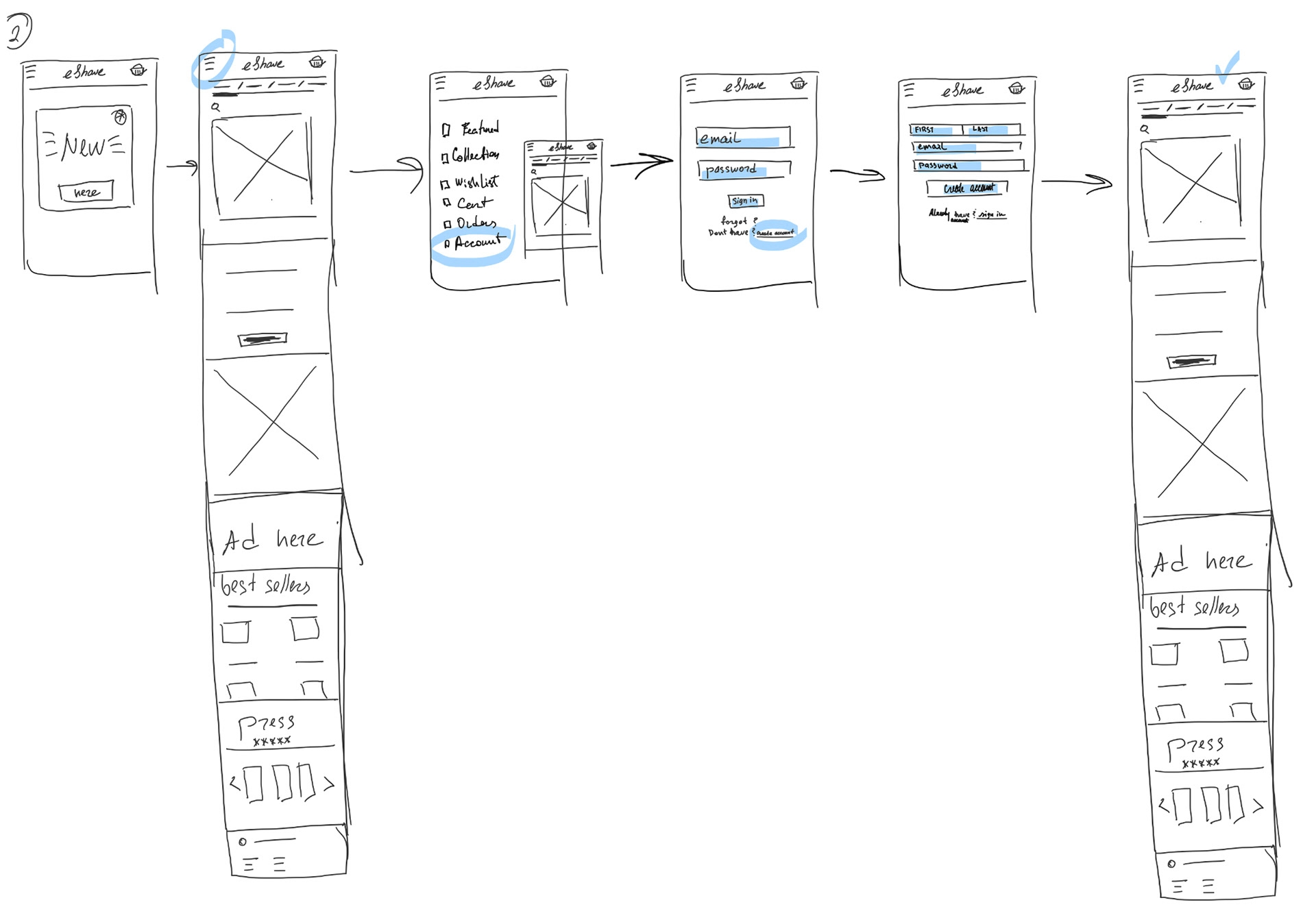 eShave : UX/UI Case Study image 9