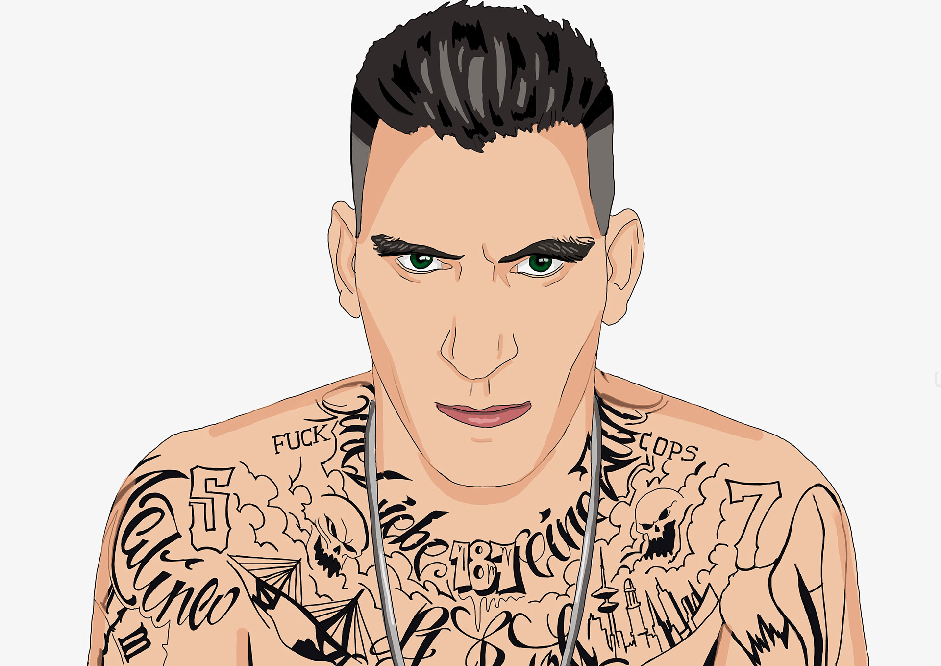 portrait of GZUZ from "187 Strassenbande"