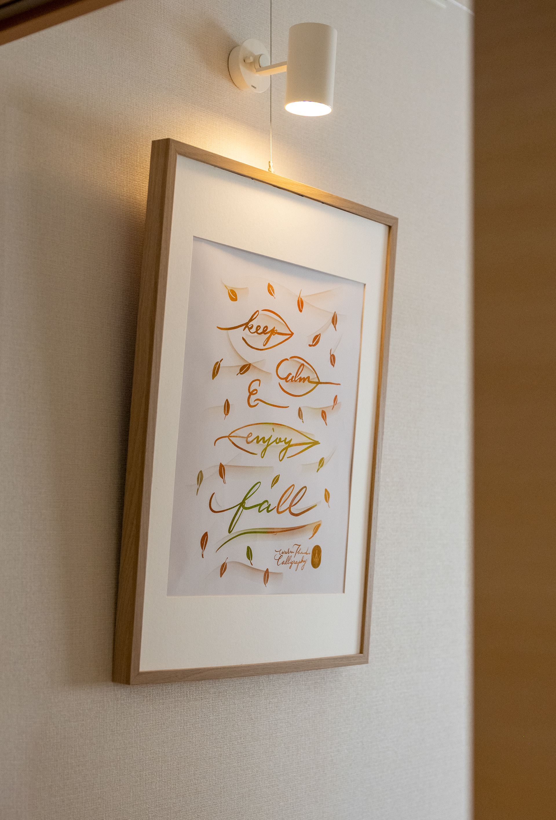 Autumn calligraphy