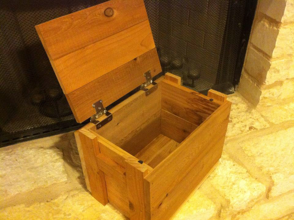 Military ammo crate inspired wooden crate