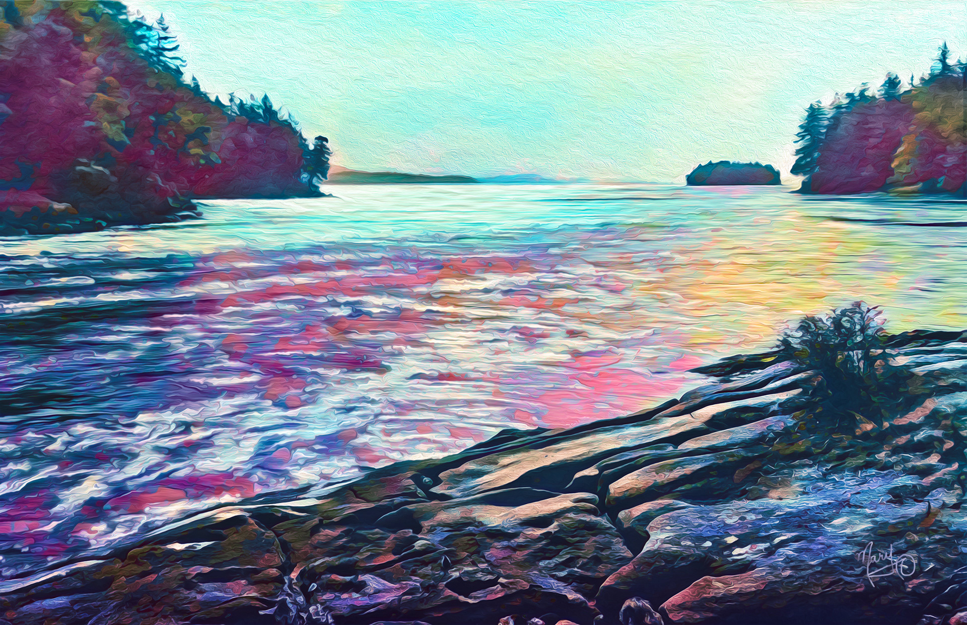 Dodds Narrows Cedar BC VI Series #32