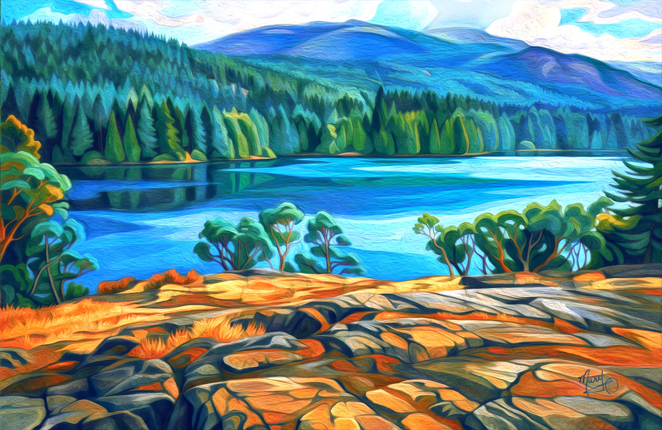 Westwood Lake / Mount Benson Overlook VI Series #35