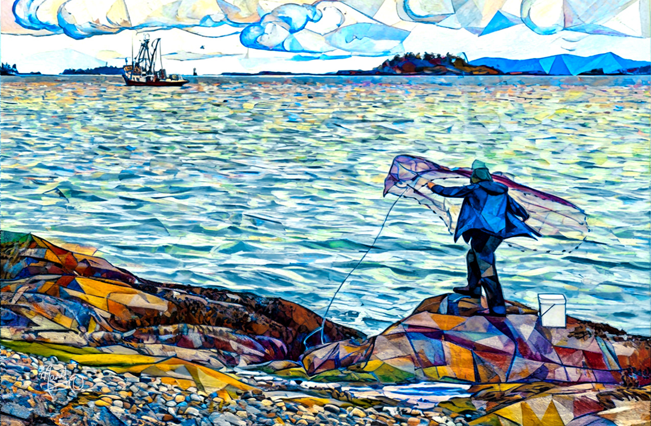 Herring Season Lantzville Waterfront VI Series #67