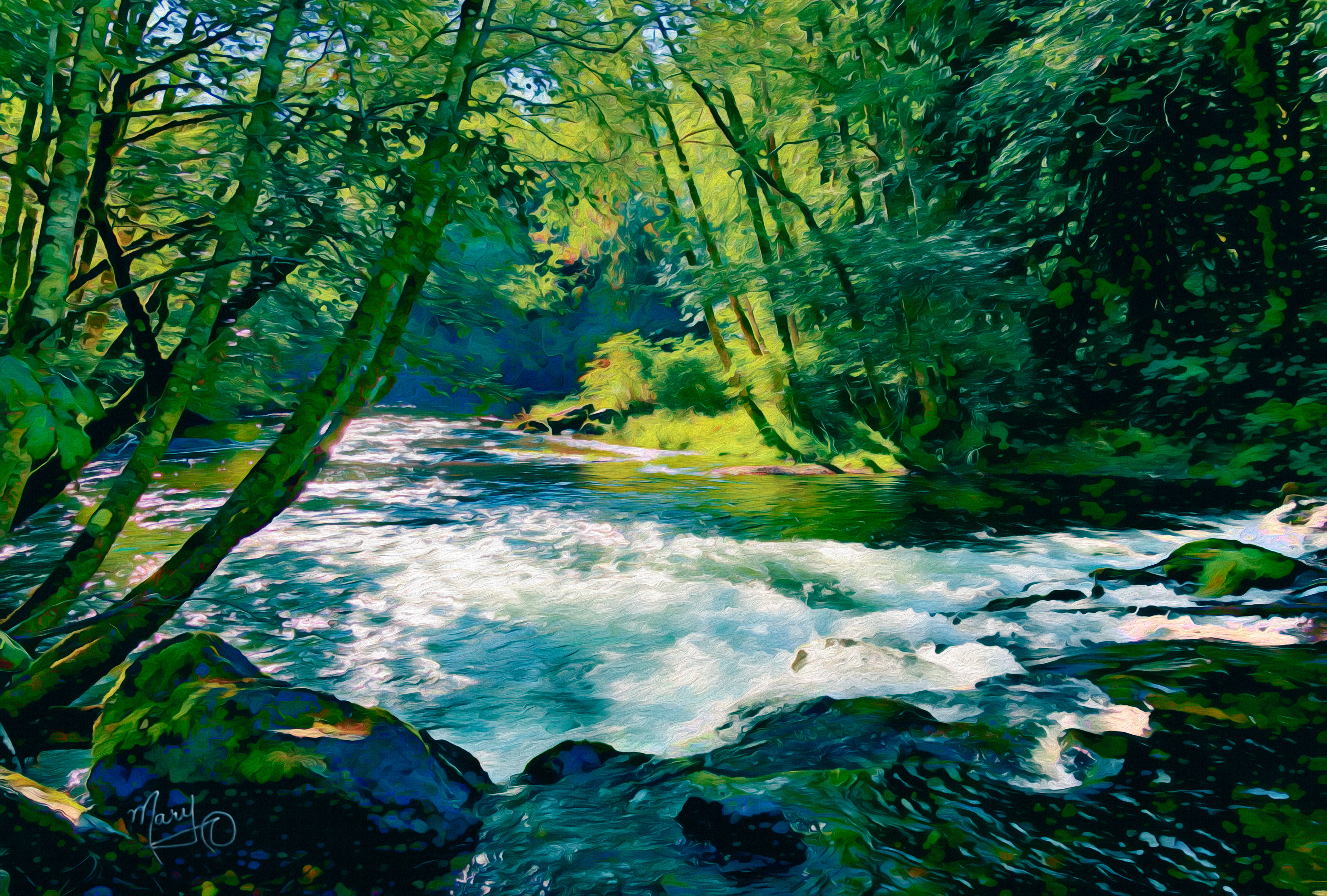 Big Qualicum River VI Series #4