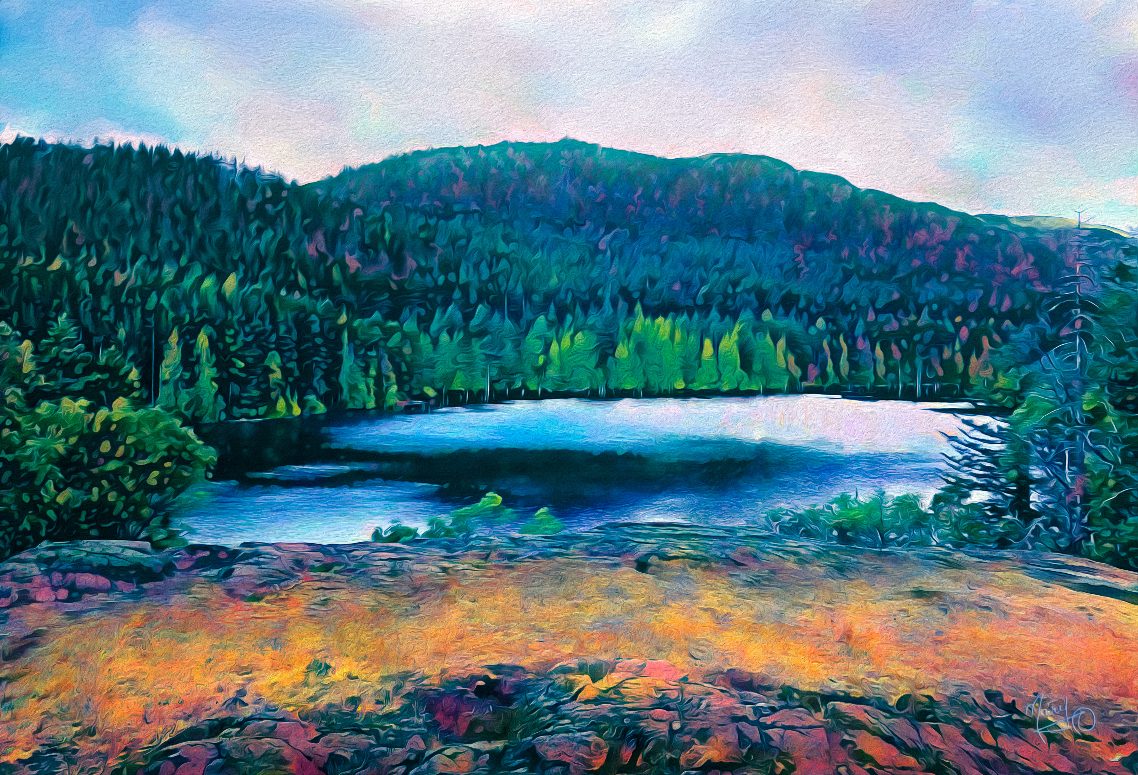 Westwood Lake / Mount Benson Overlook VI Series #35