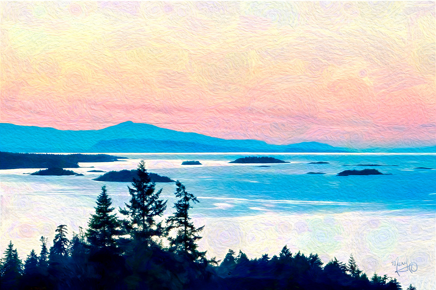 Winchelsea Islands Nanaimo VI Series # 61