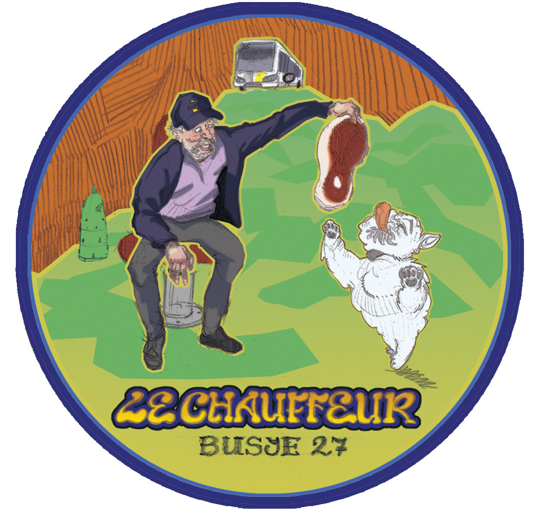 le chauffeur - bierkaartje