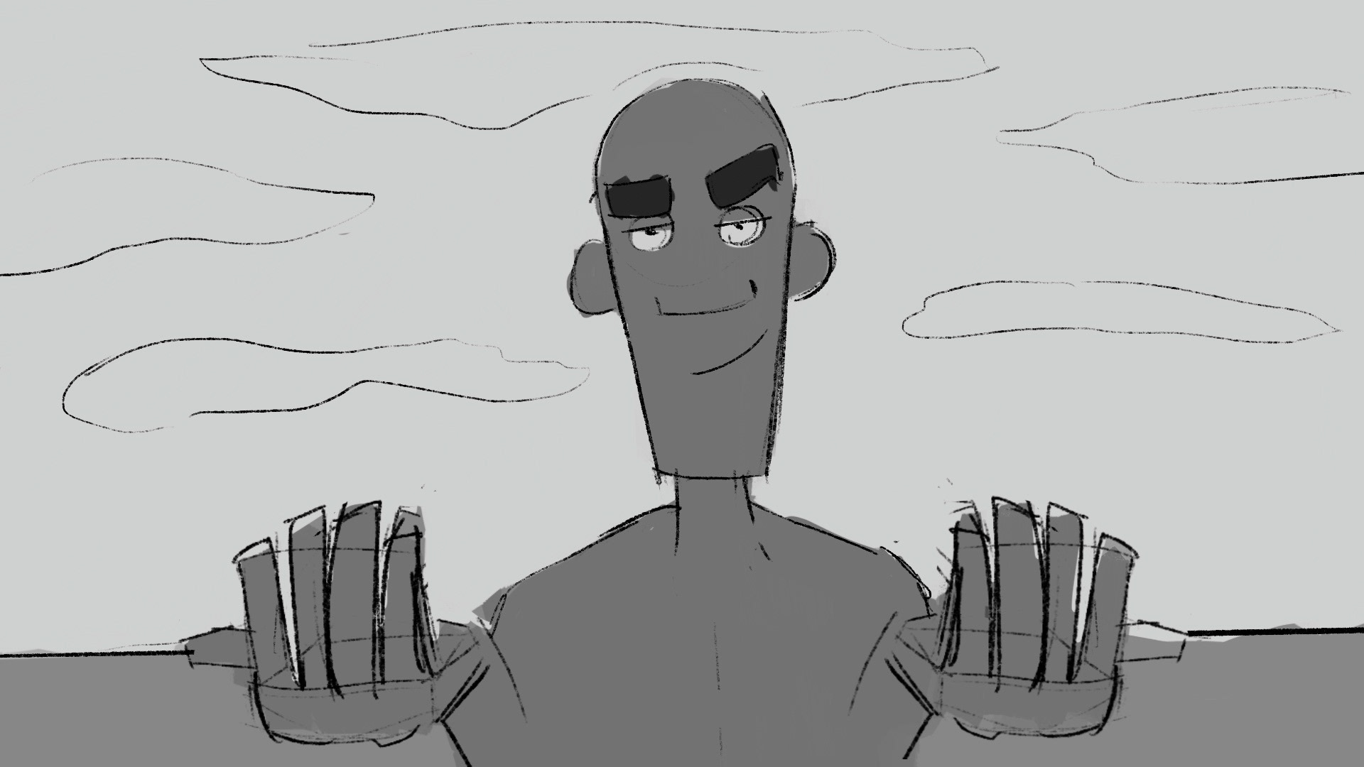 “Come now, old man, there’s just you and me here