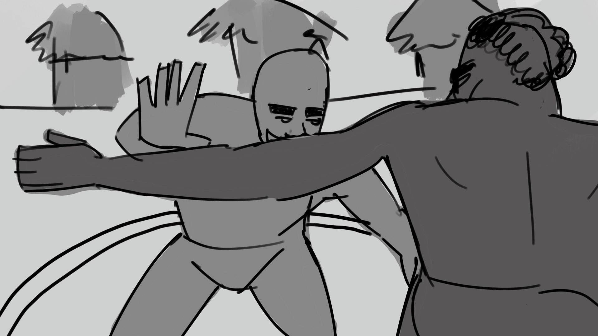 In time, the eager fighter mastered the old man’s 99 tricks and became a famous wrestler.