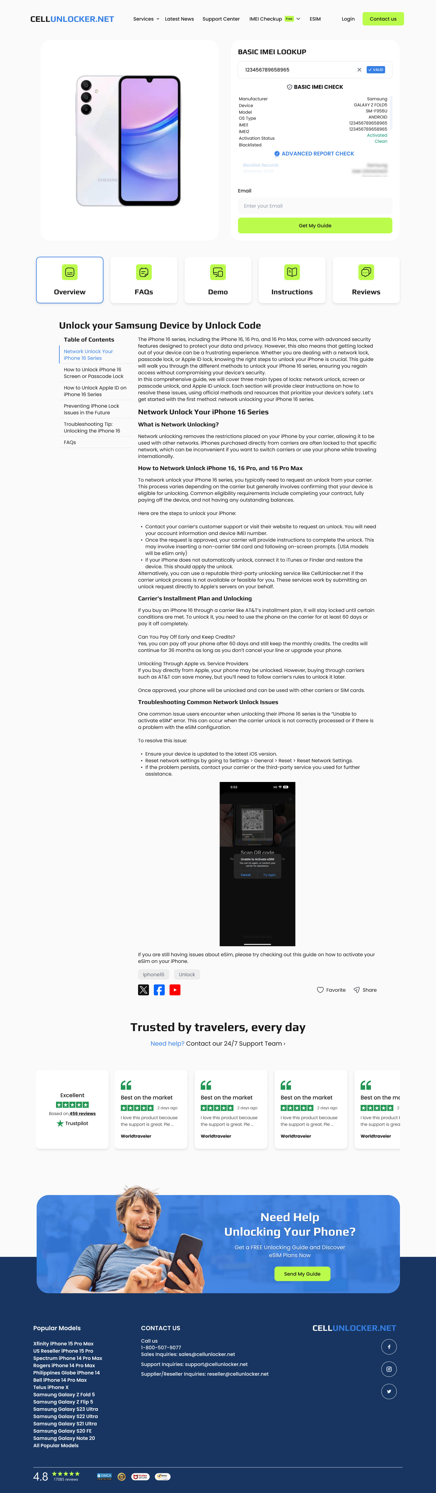 Free IMEI Check