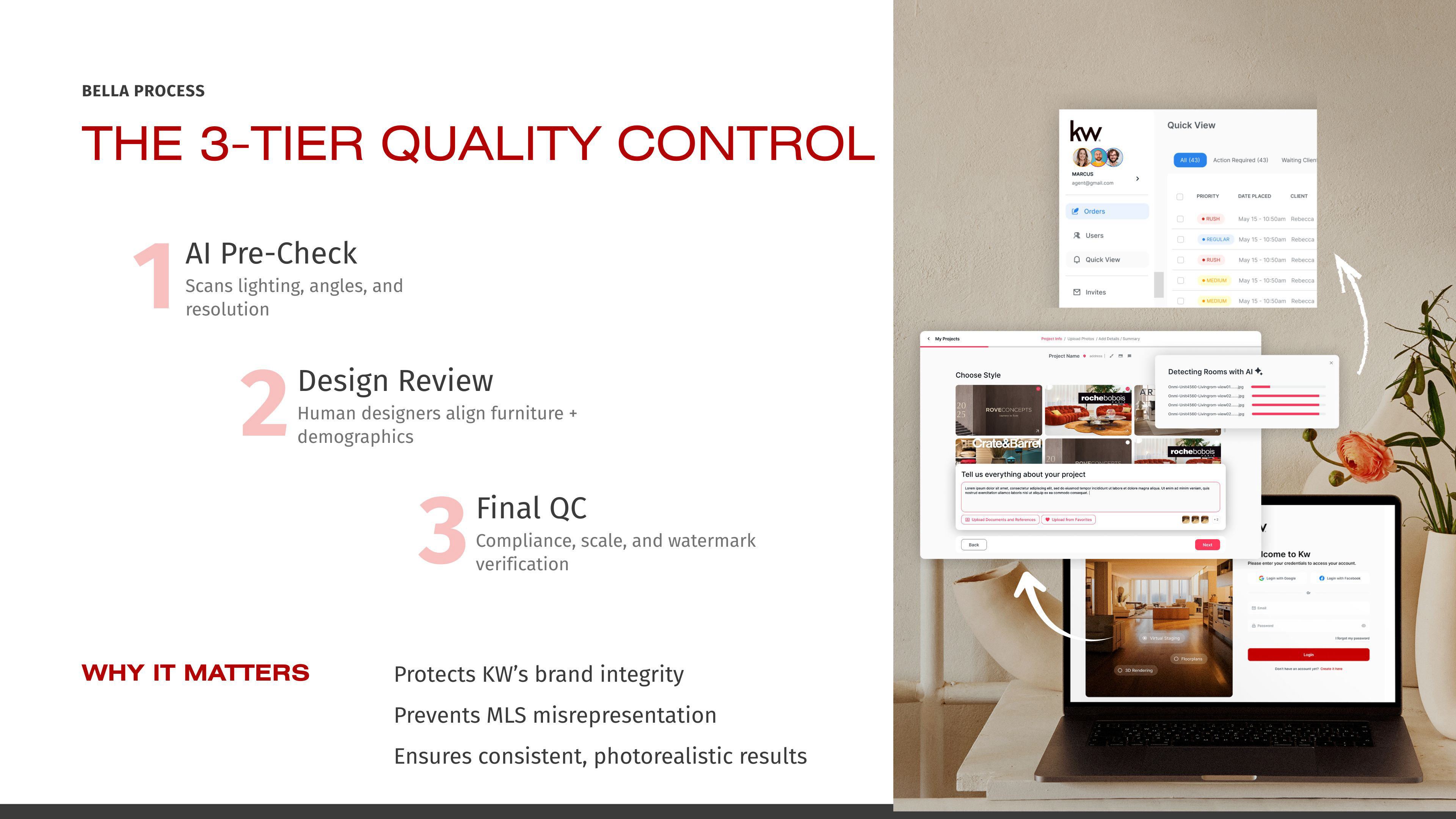 Bella Virtual Staging Operations Quality Control