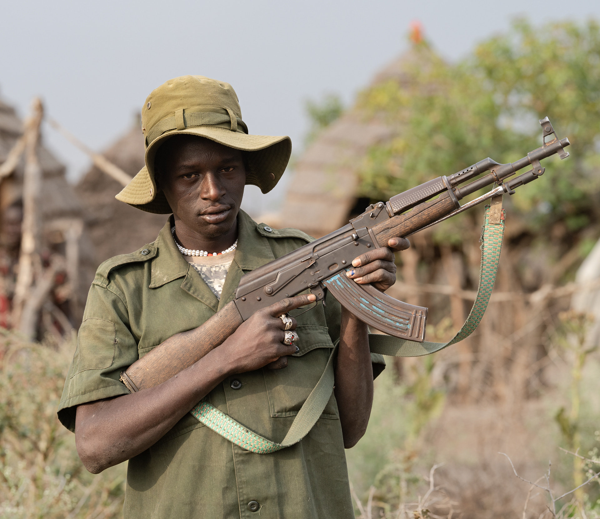 Government required security detail that travelled with us for 5 days, to ensure we were photographing and not scouting for minerals