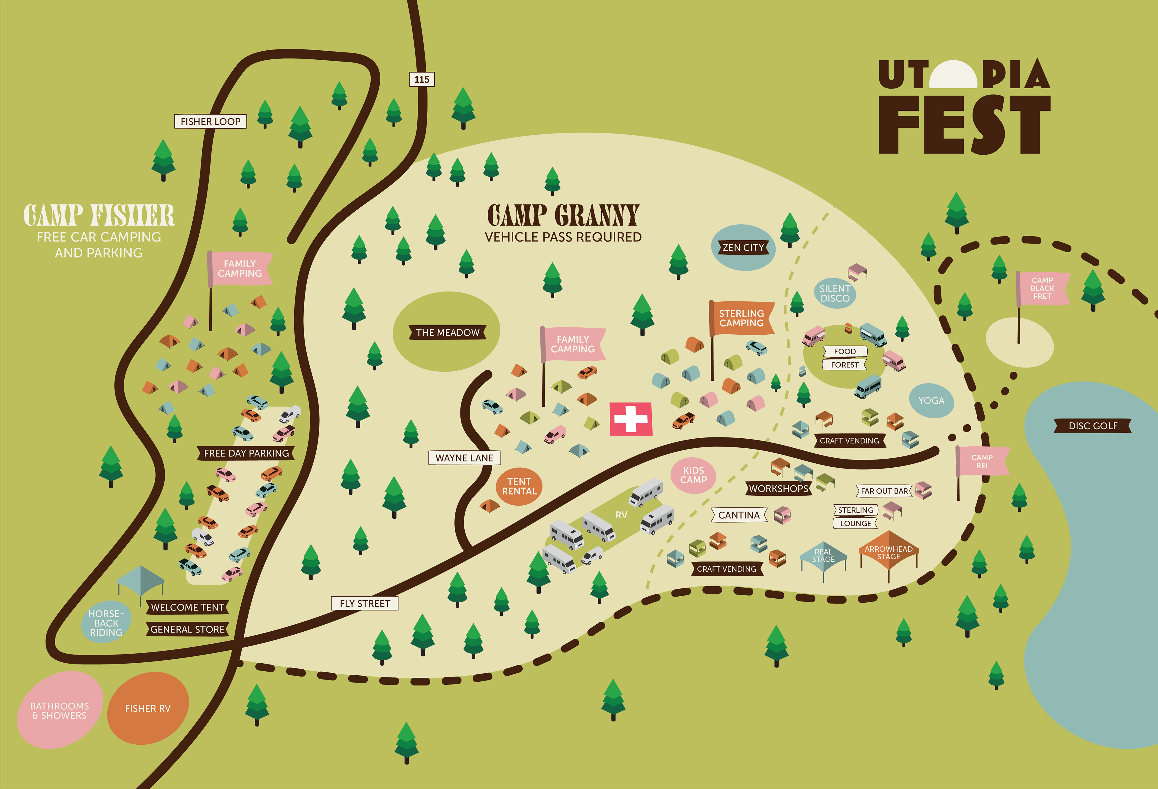 The redesigned map