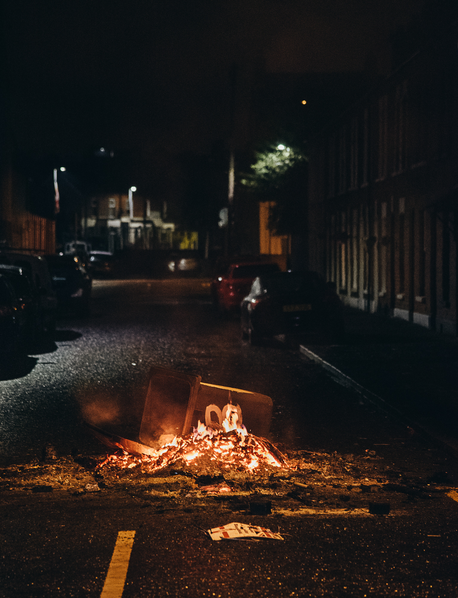 Albertbridge Bonfire Remnants
