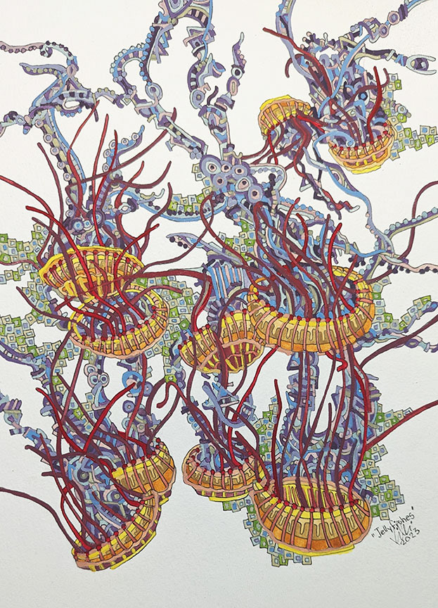 SOLD - Jellyfishes