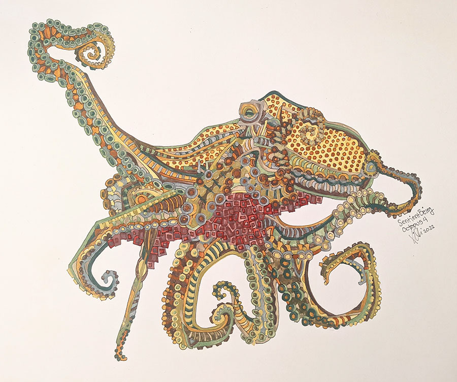 SOLD - Octopus Four