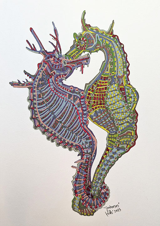 SOLD - Sea Horses