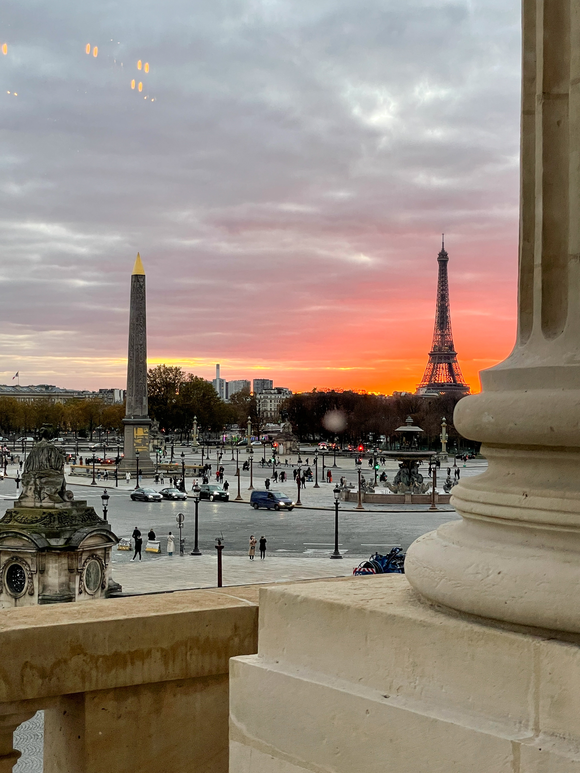 Uitzicht op Place de la Concorde