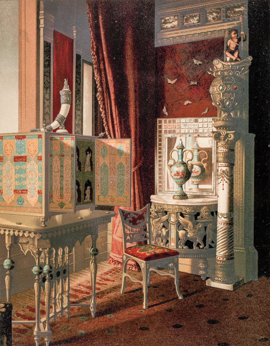 A Corner in the Drawing-room.” Source: Mr. Vanderbilt’s House and Collections.