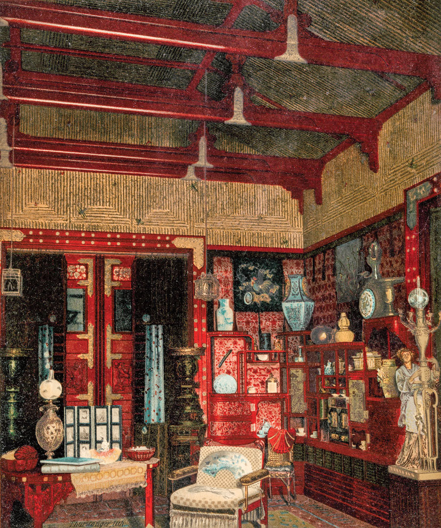 View of the “Japanese Parlor.” Source: Mr. Vanderbilt’s House and Collections.