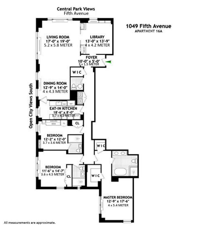 Plattegrond appartement