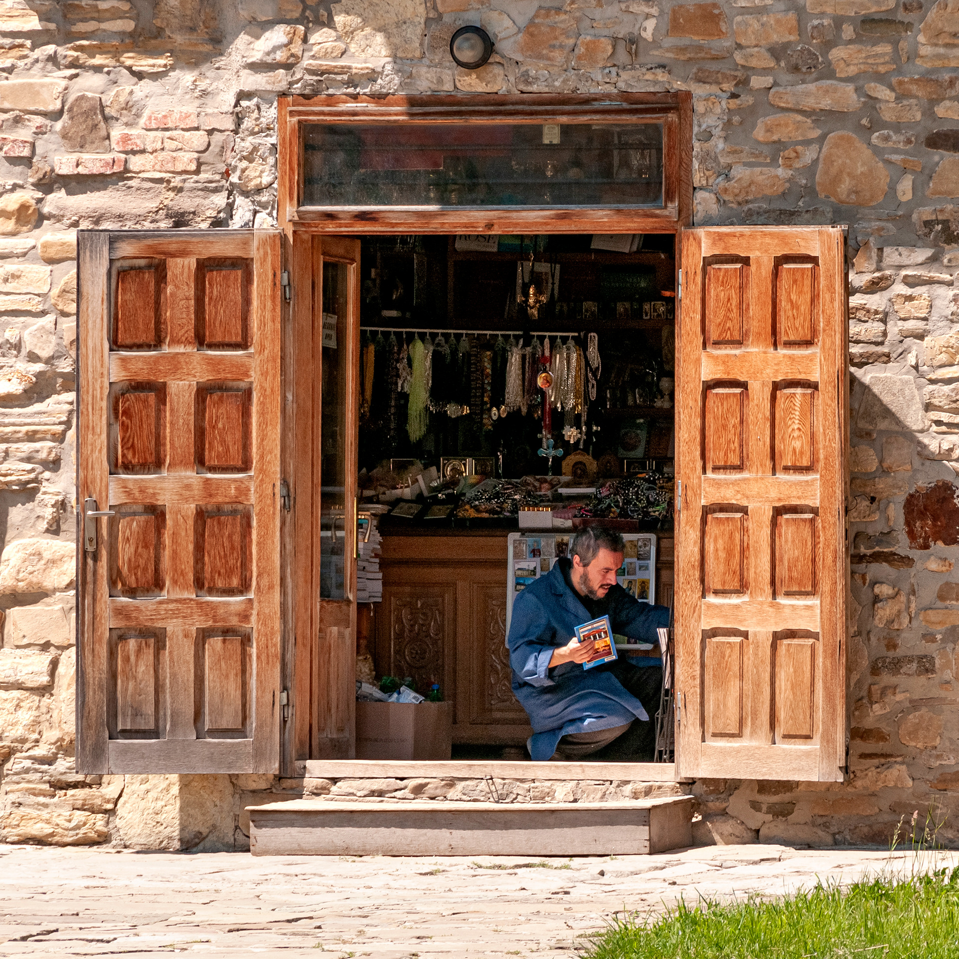 Monk Gregory at Neamț Monastery, Romania // June 2013