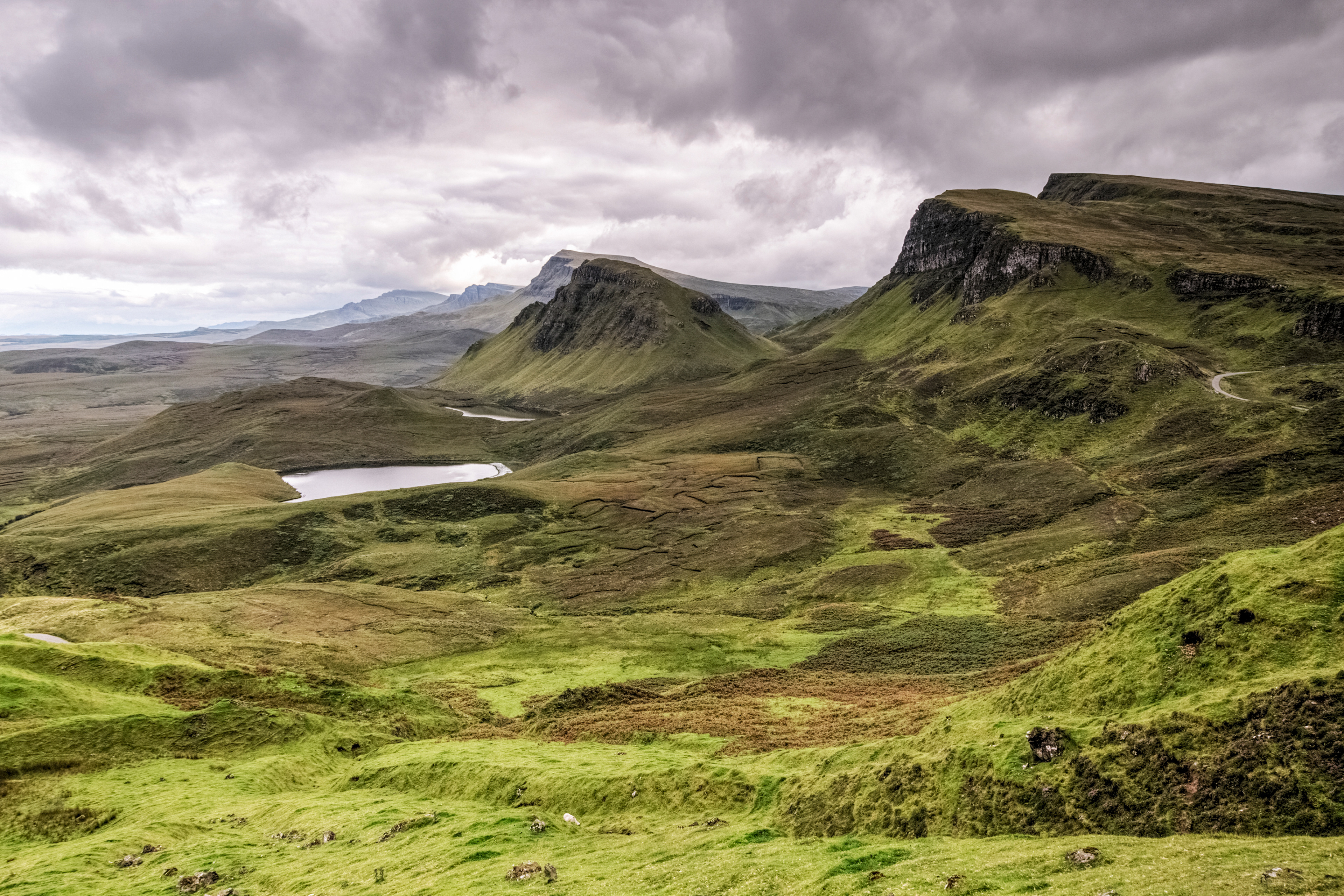 Quiraing, Isle of Skye, Scotland, UK, August 2016