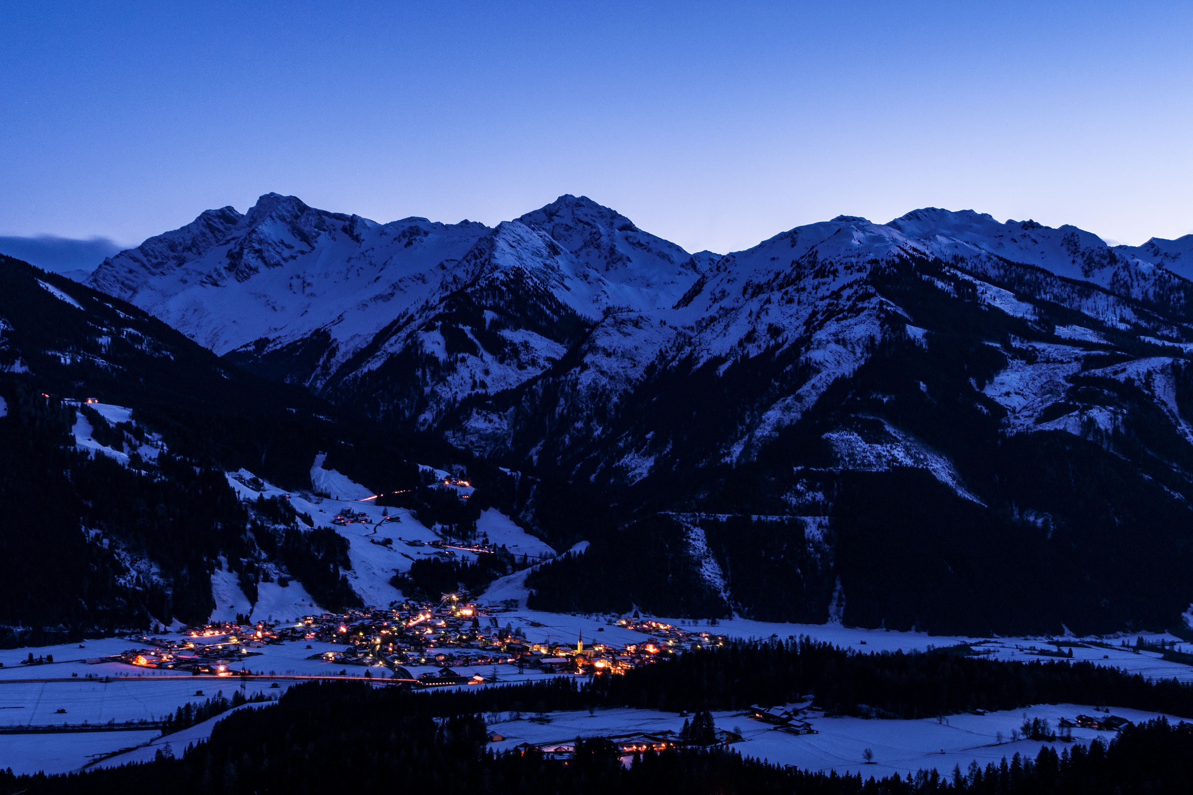Hollersbach im Pinzgau, Austria, February 2014