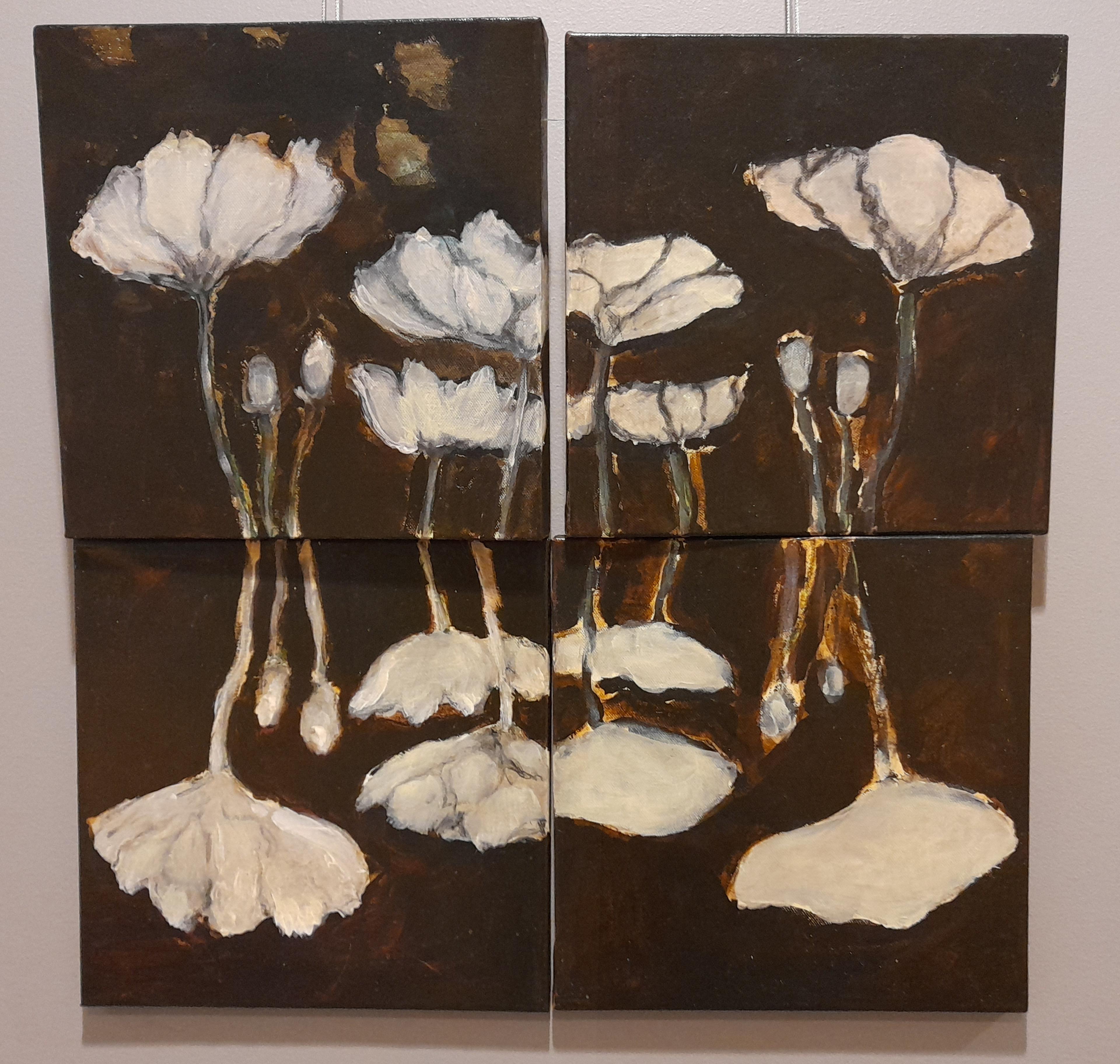 Memories / Muistikuvat x4 2024, vaha- ja monitekniikka 900 €