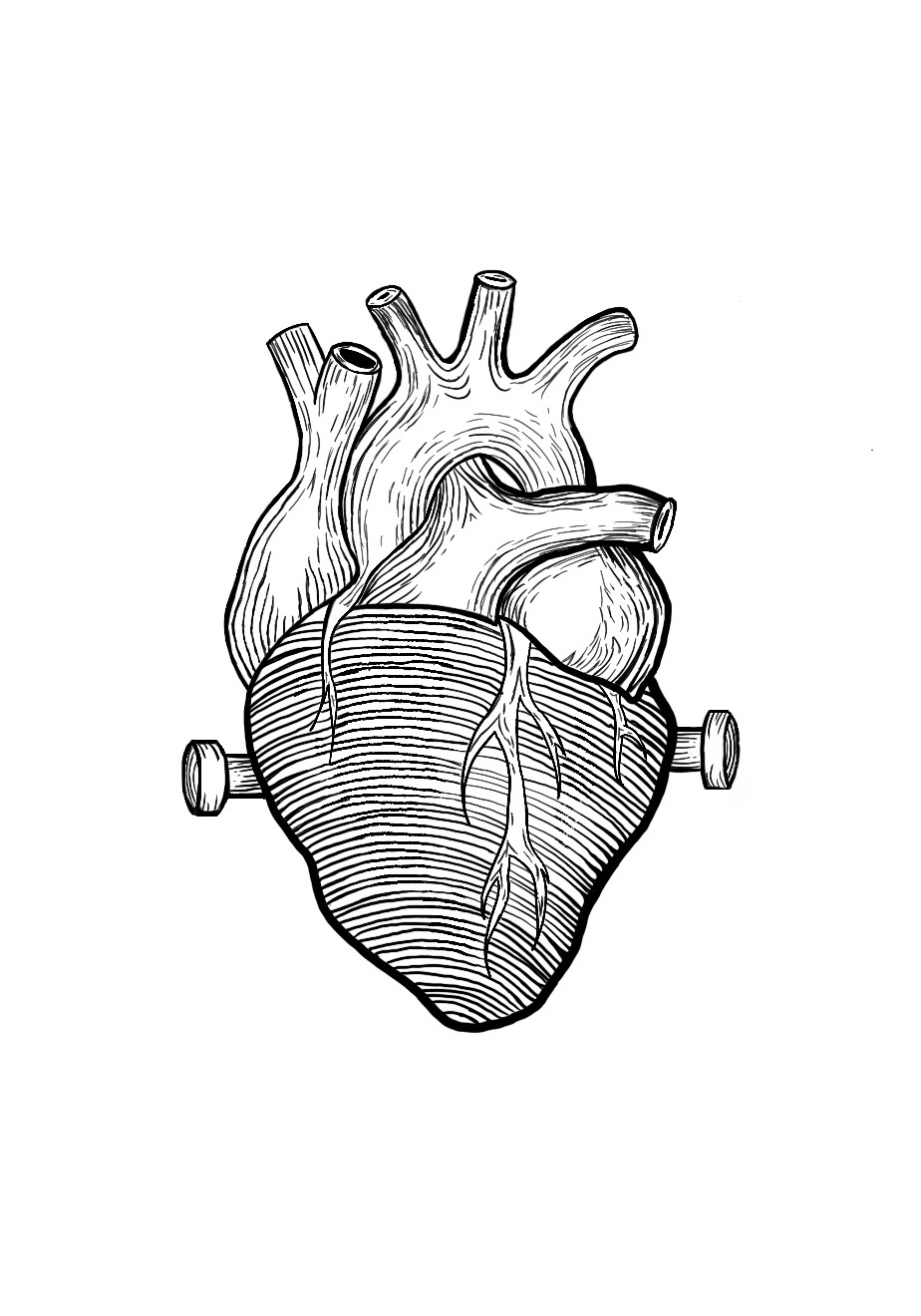 B&W Illustration